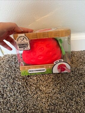 Brand New Giant Fresh Strawberry Squishy Red
